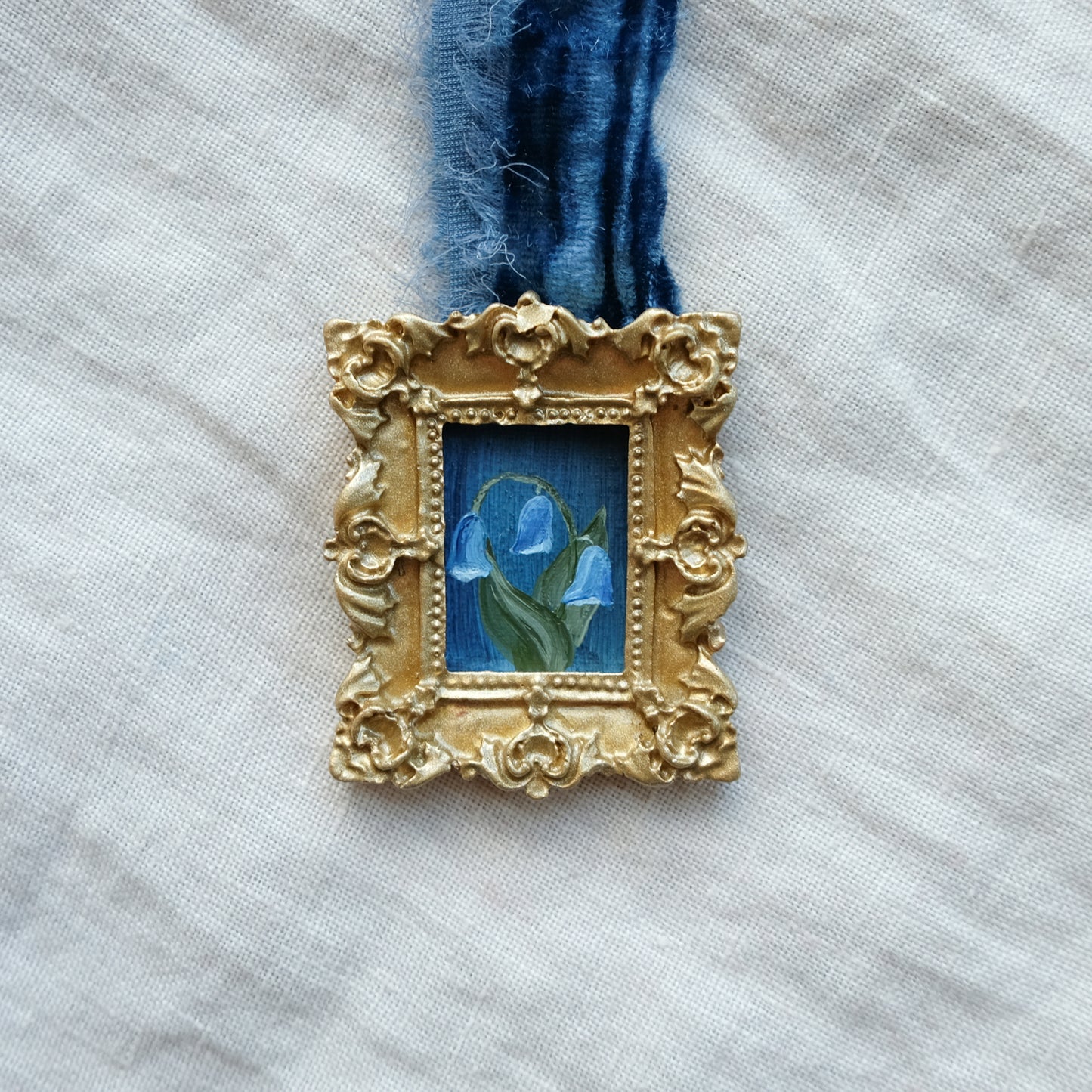 Bluebells - Framed Print Ornament
