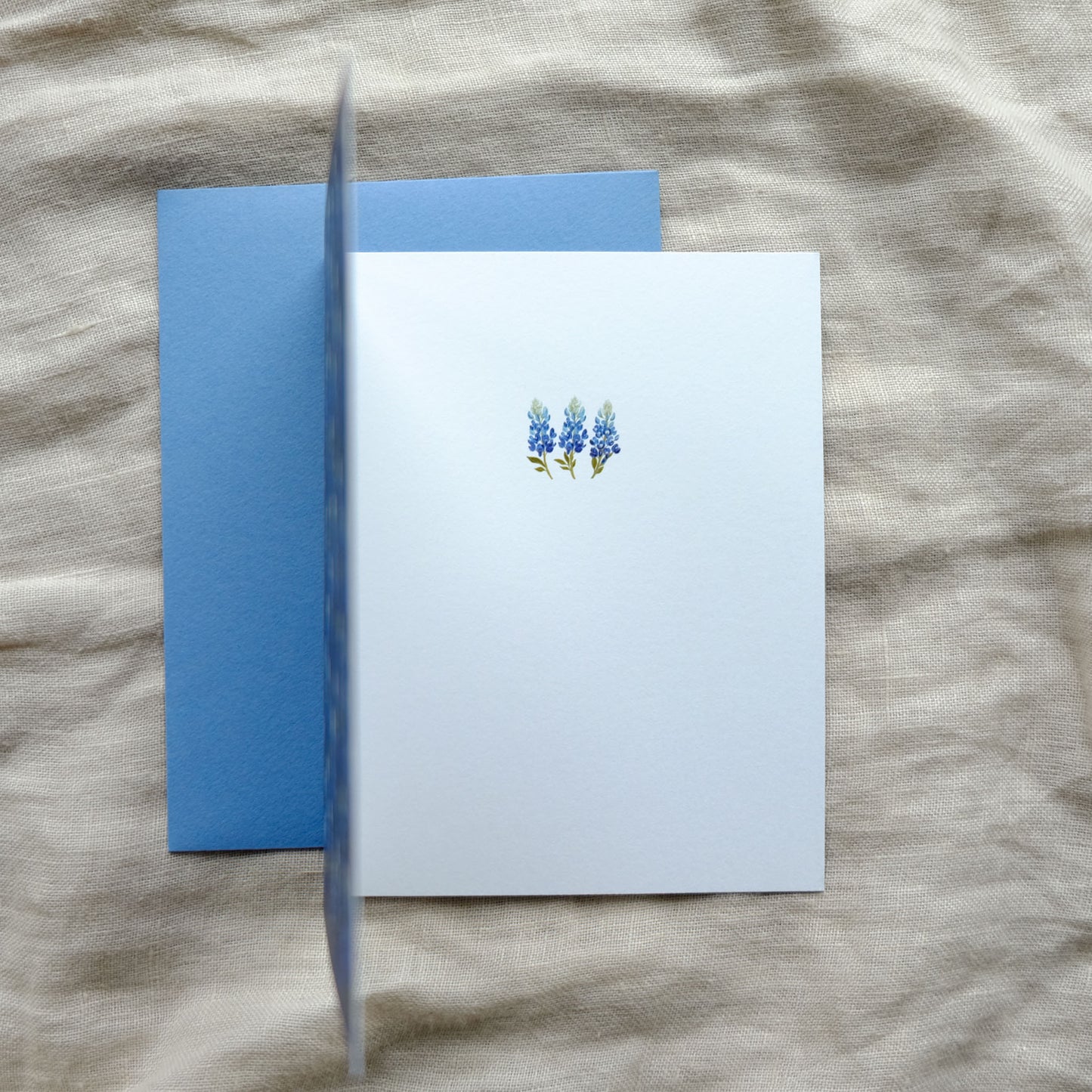 Bluebonnet Notecard Set - Midnight
