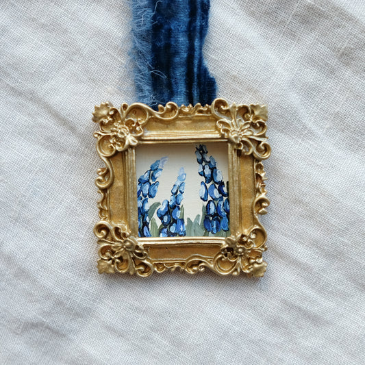 Bluebonnets - Framed Print Ornament