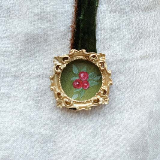 Red Roses - Framed Print Ornament