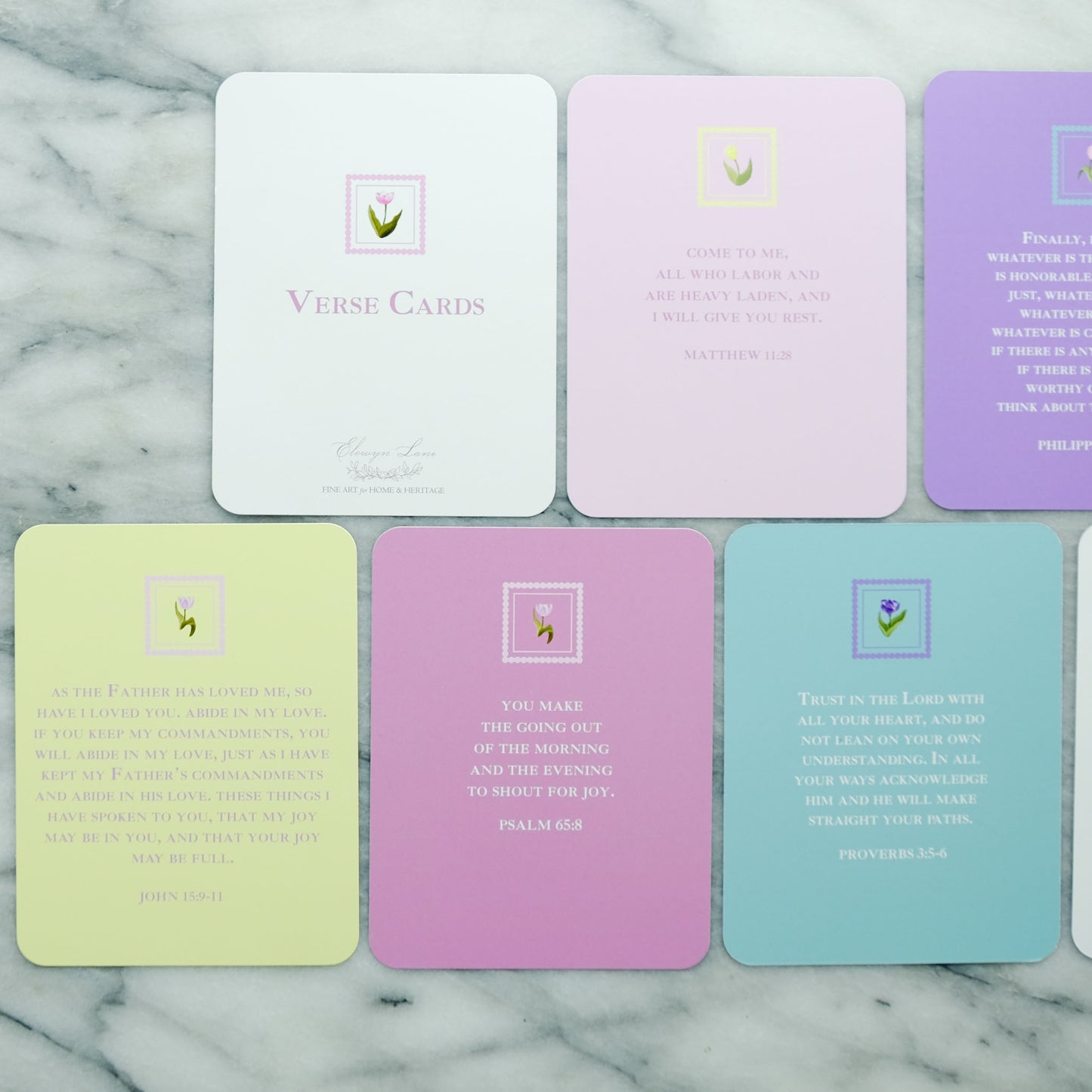 Tulip Verse Cards