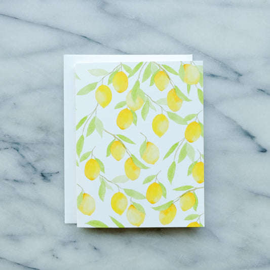 Lemon Notecard