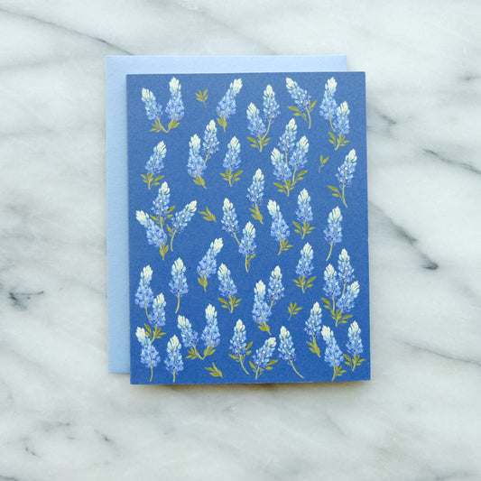 Bluebonnet Notecard - Midnight