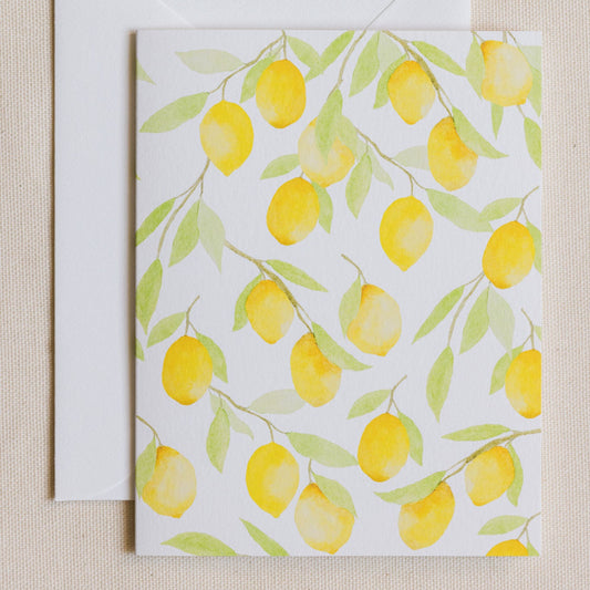 Lemon Notecard
