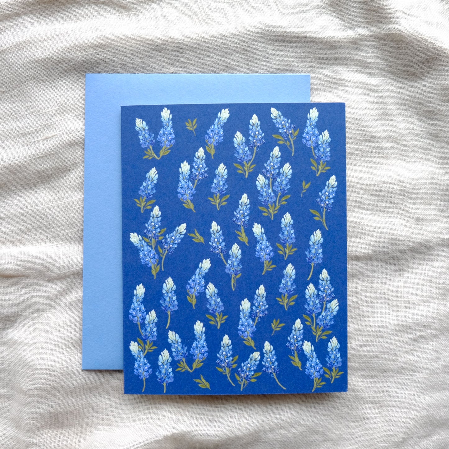 Bluebonnet Notecard Set - Midnight