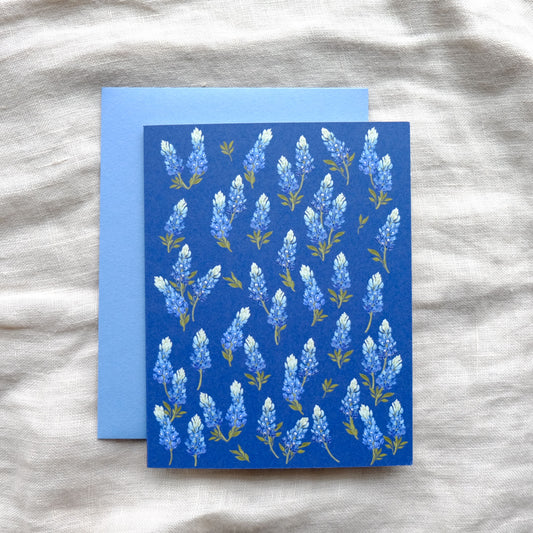 Bluebonnet Notecard Set - Midnight